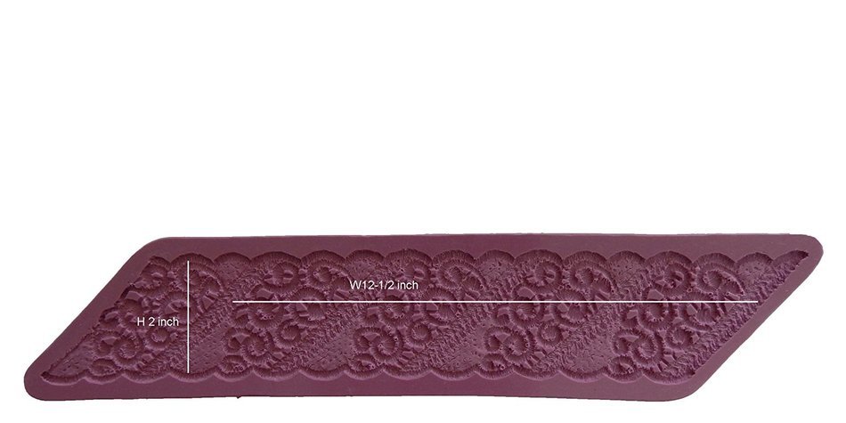 O.K Molds silicone cake decorating fondant gompaste supply lace M5062 N2