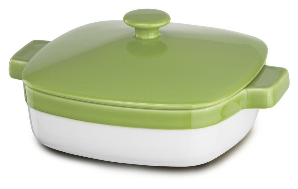 KitchenAid KBLR28CRER Streamline Ceramic 2.8-Quart Casserole Bakeware - Empire Red N4