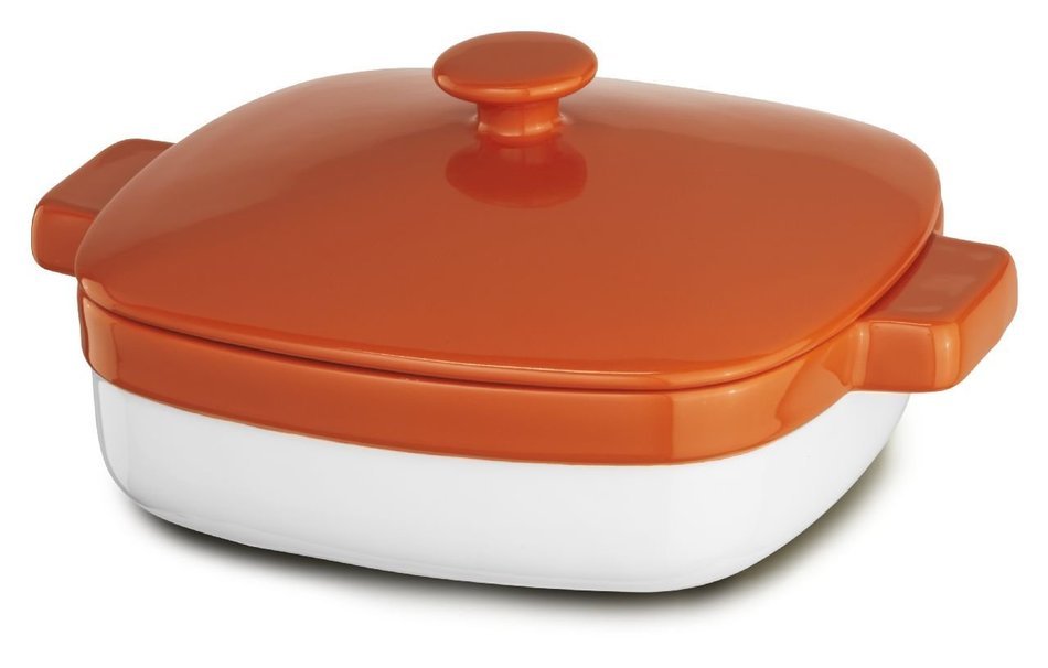KitchenAid KBLR28CRER Streamline Ceramic 2.8-Quart Casserole Bakeware - Empire Red N7