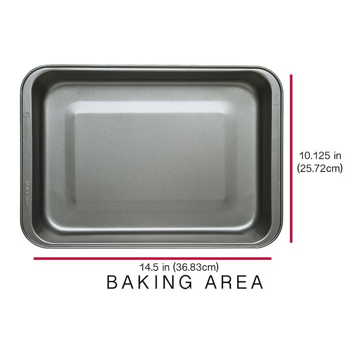 Ecolution Bakeins Lasagna and Roasting Pan &ndash; PFOA, BPA, and PTFE Free Non-Stick Coating &ndash; Heavy Duty Carbon Steel... N2