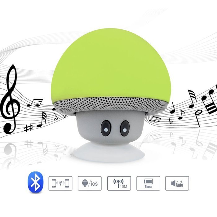 Mini Bluetooth Speaker,WEKSI Wireless Mushroom Bluetooth 4.1 Speaker with Hands-free Talk & Phone Stand N7