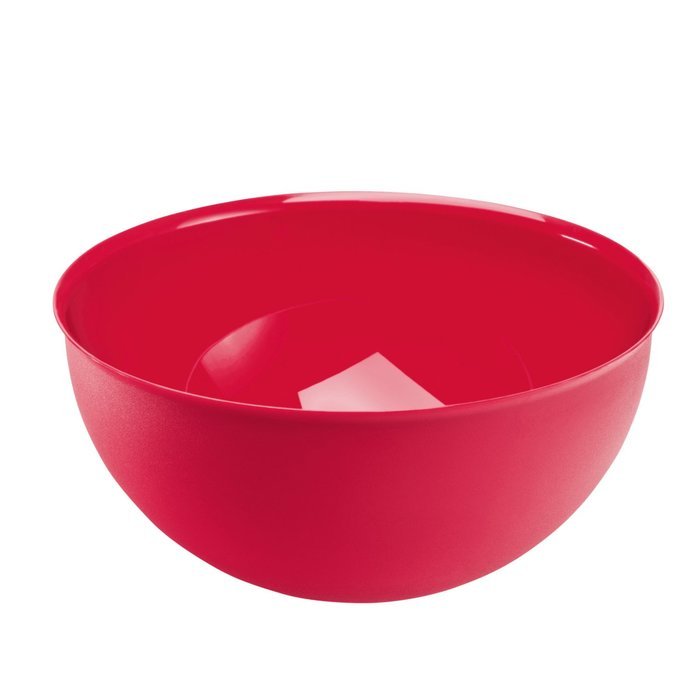 koziol PALSBY L large Bowl 280 mm/11 in / 5 l/170 fl.oz., solid raspberry red
