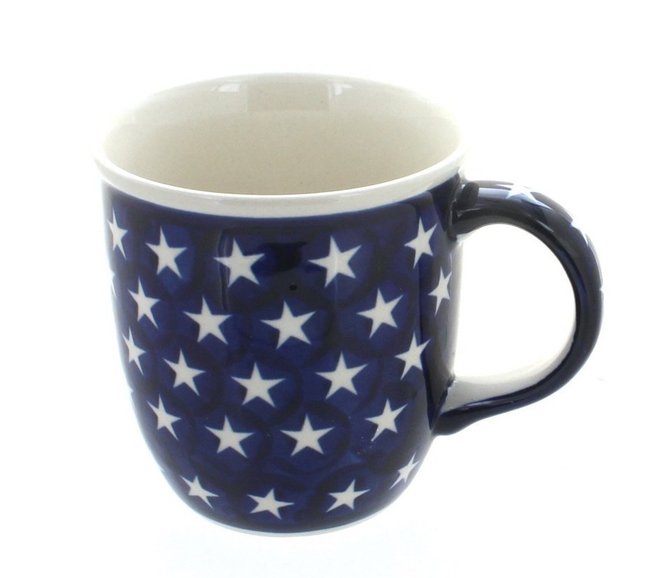 Polish Pottery Stars Plain Mug