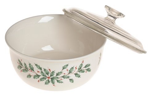 Lenox Holiday Casserole with Lid N2