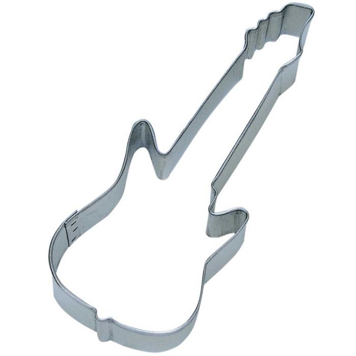 Electric Guitar Cookie Cutter 5 in