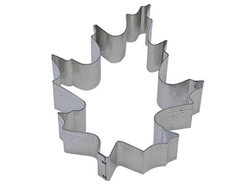 R&M Oak Leaf 3.5" Cookie Cutter in Durable, Economical, Tinplated Steel