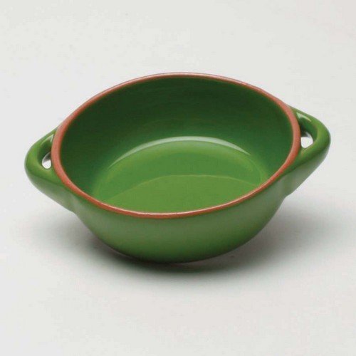 TAG Jardin Small Round Terracotta Baker, Green
