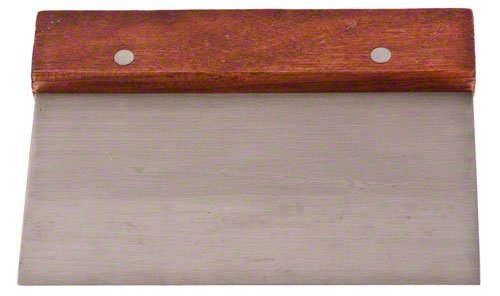 Update International (WDS-36) 6" Stainless Steel Dough Scraper N3