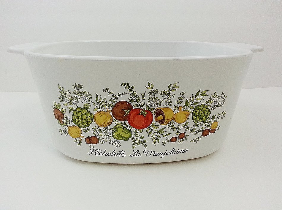 Corning Ware LEchalote La Marjolaine Spice of Life A-3-B 3 Quart Casserole Dish
