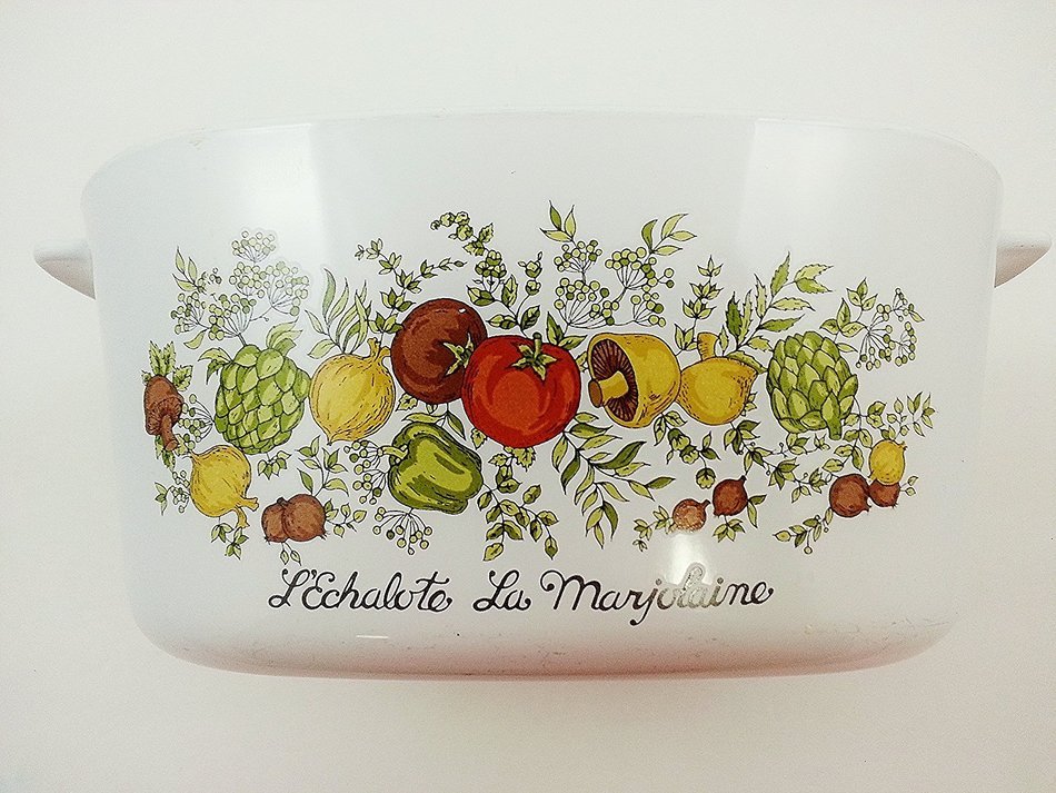 Corning Ware LEchalote La Marjolaine Spice of Life A-3-B 3 Quart Casserole Dish N2