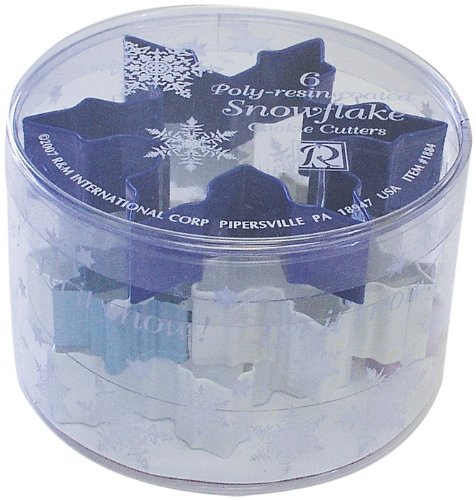 R & M Snowflake 7 Piece Cookie Cutter Set