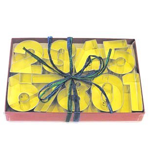 Number Metal Cookie Cutter Set