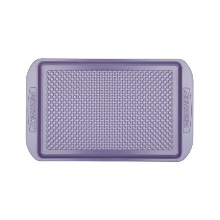 Farberware PureCook Hybrid Ceramic Nonstick Bakeware Baking Sheet and Cookie Pan, 10" x 15" - Lavender N3