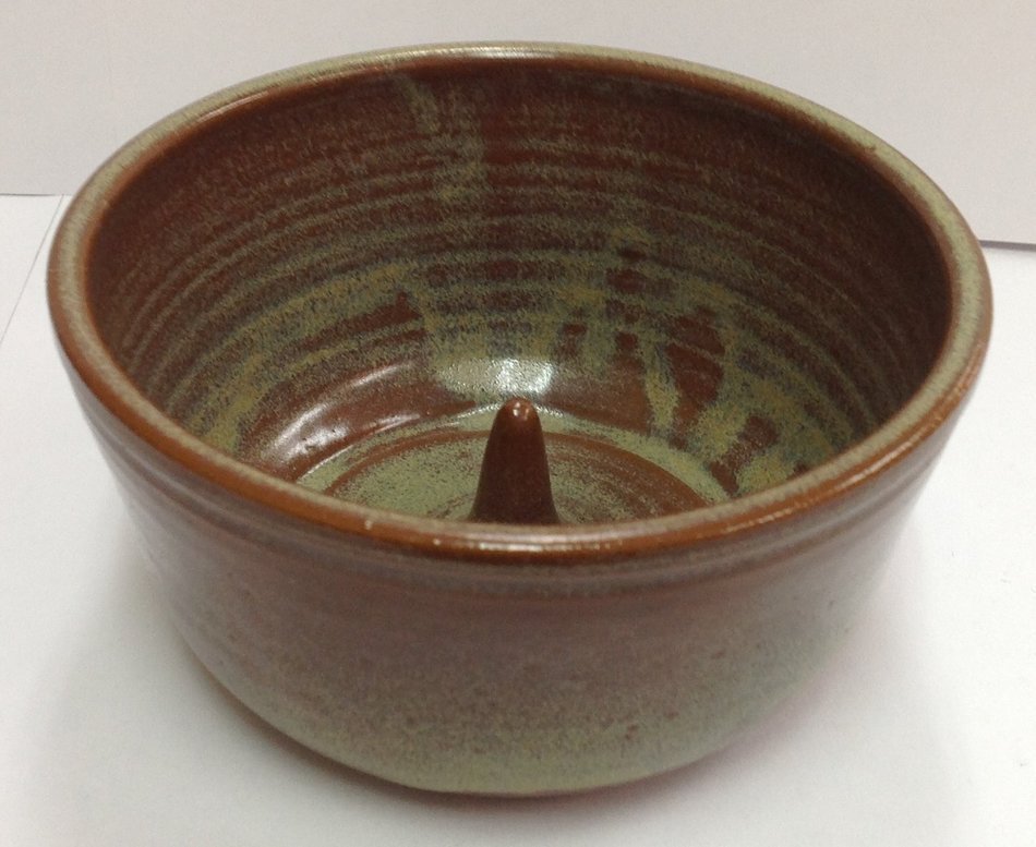 Handmade pottery Apple Baker with recipe
