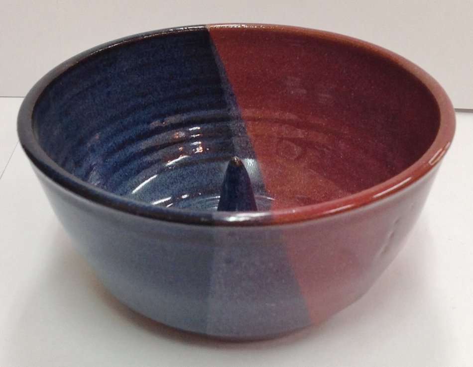 Handmade pottery Apple Baker with recipe N2