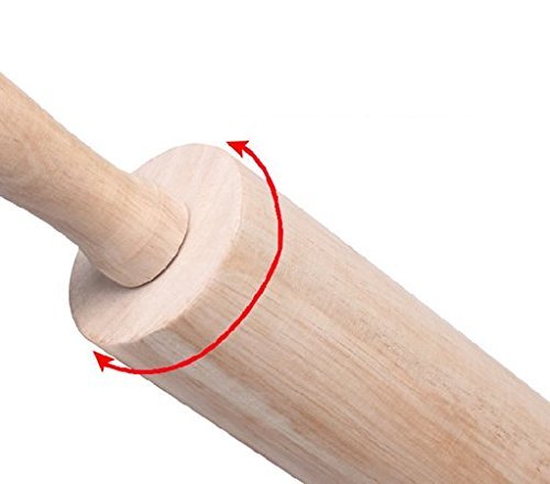 AS 16 Inch Wooden Rolling Pin Ball-bearing Mechanism N2