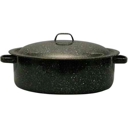 5-Quart Durable Covered Casserole, Black