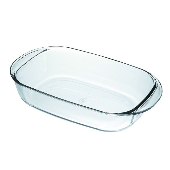 Duralex Made In France Rectangular Baking Dish, 13 by 8-Inch, Clear