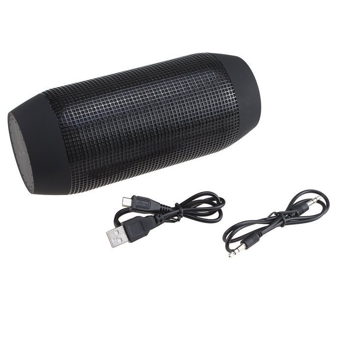 Kared&reg; 16g Class 10 Sd Card with Pulse Wireless Bluetooth Speaker with LED Lights (Black) N2