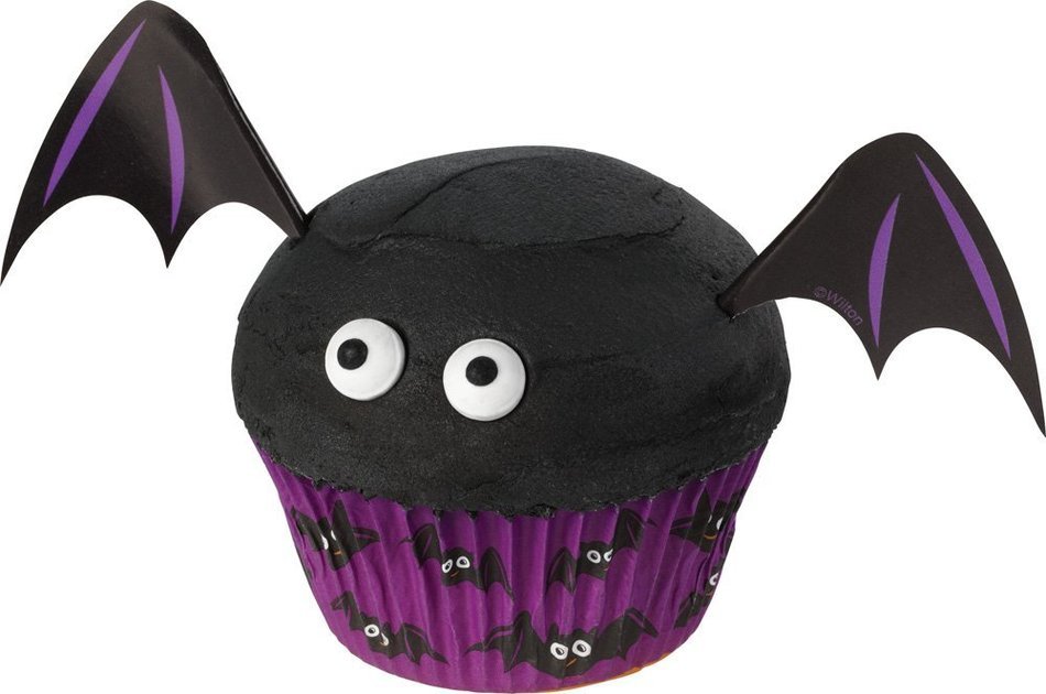 Wilton 415-3025 Bat Cupcake Decorating Kit N4