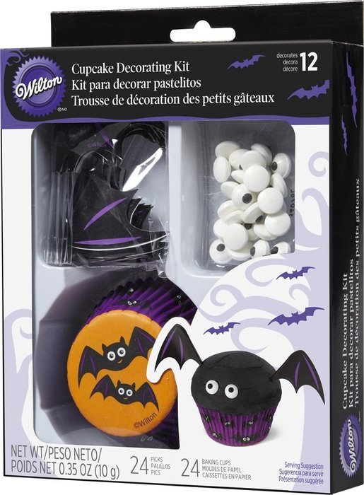 Wilton 415-3025 Bat Cupcake Decorating Kit N5