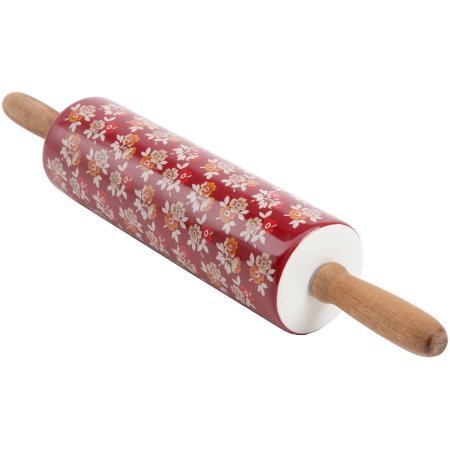 The Pioneer Woman Fall Flowers 18.5" Ceramic Rolling Pin