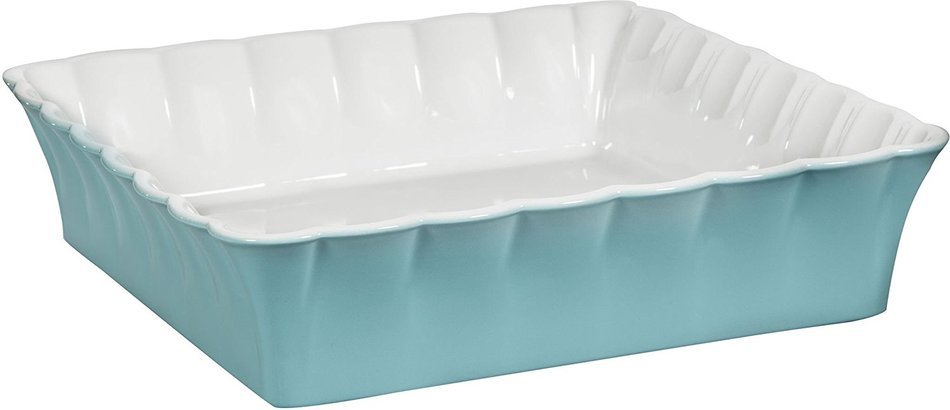 3.5 Qt Betty Aqua 11"D Square Baker