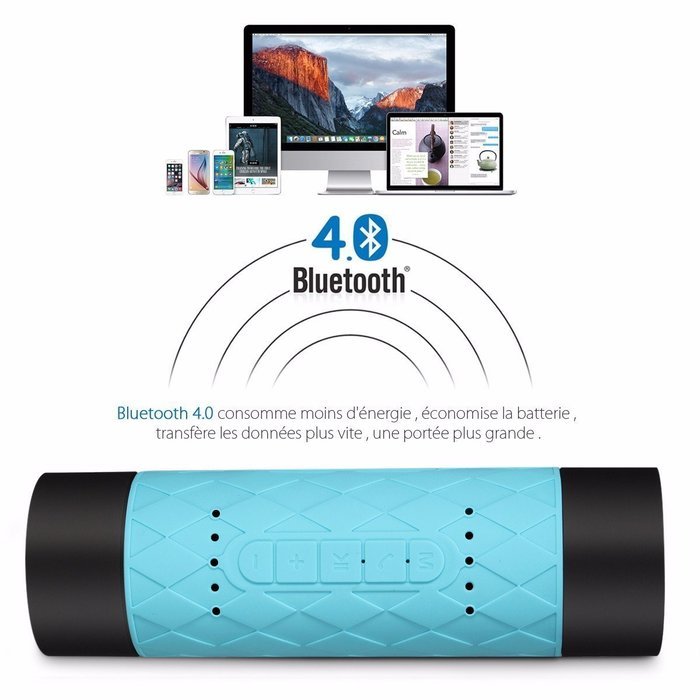 Portable Speaker,ELEGIANT Mini Wireless Bluetooth Speaker Stereo Mobile Power Bank 5200mAh Music Player Waterproof... N12