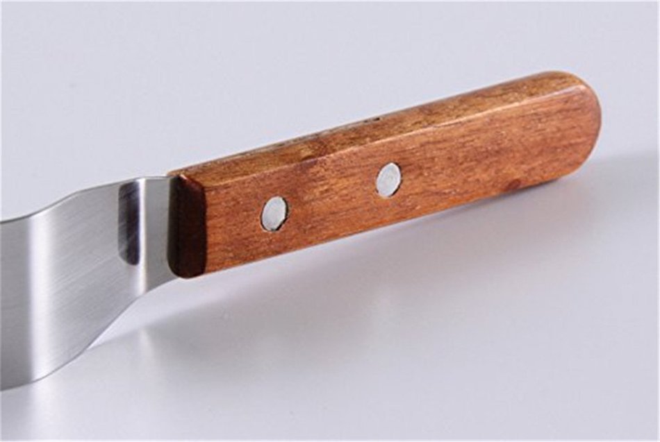 Giveme5 Baking & Pastry Spatulas Icing Spreader Stainless Steel With Wood Handle Tools(Pastry Spatulas ) N4