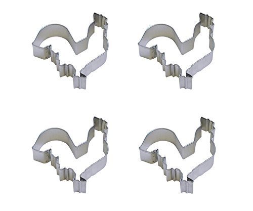 4" Rooster Cookie Cutter, Set of 4