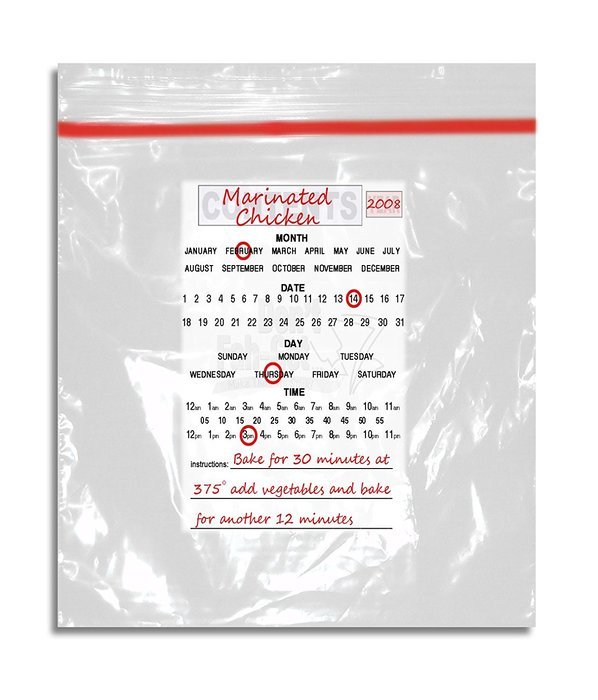 Don't Fah-Get... Gallon Freezer Bags, 15 Count