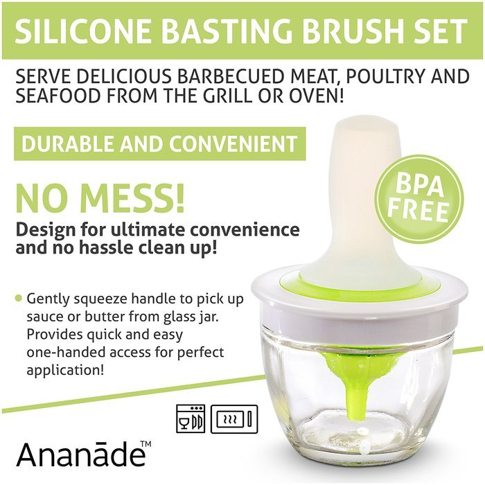 Ananade Silicone Basting Brush Set N4