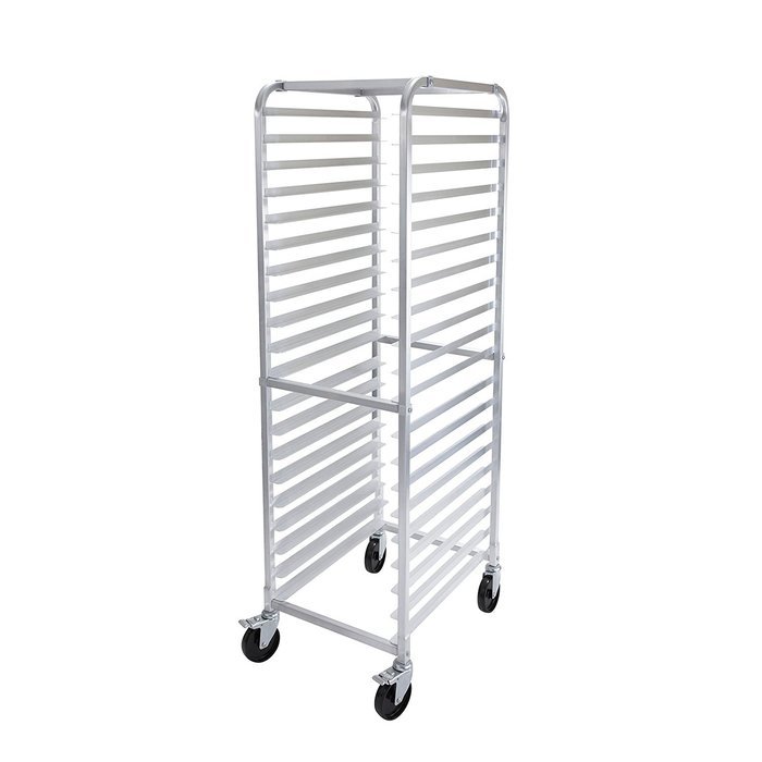 Winco ALRK-20BK 20-Tier Aluminum Sheet Pan Rack with Brake