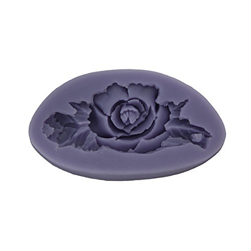 "dipshop F0199 Silicone Rose Flower Cake Mould Soap Chocolate Resin Mould" shopping N3
