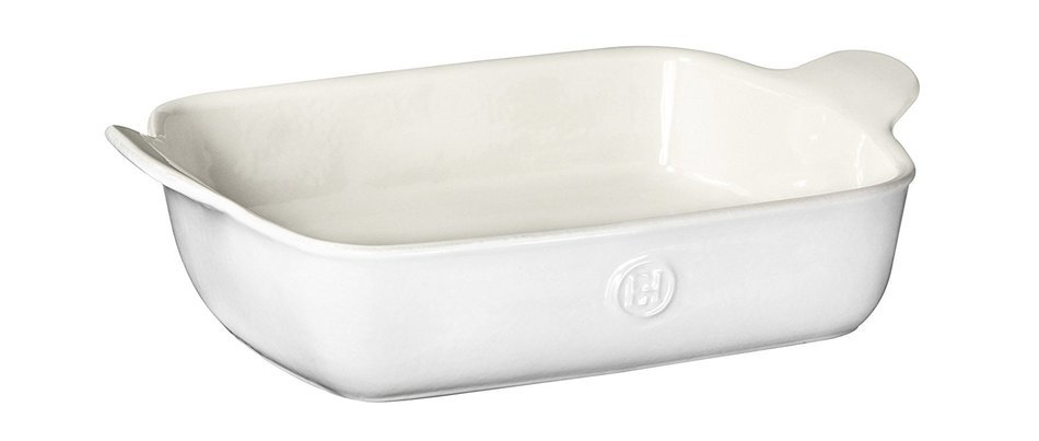 Emile Henry Made In France HR Modern Classics Small Rectangular Baker, 11 x 8", Green N5