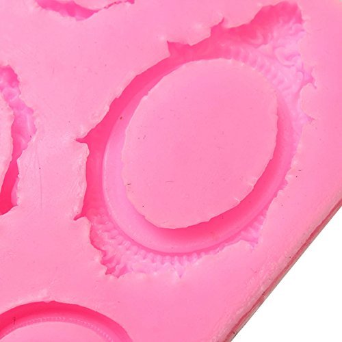 "Silicone Mirror Frame Cake Chocolate Mold Baking DIY Decorating Mould" shopping N4