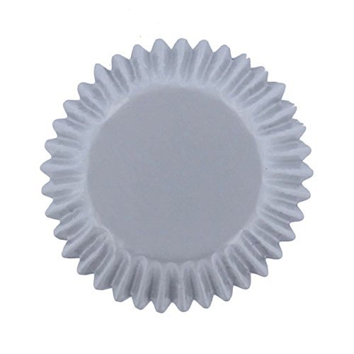 Mini White Foil Cupcake Liners (pkg/50)