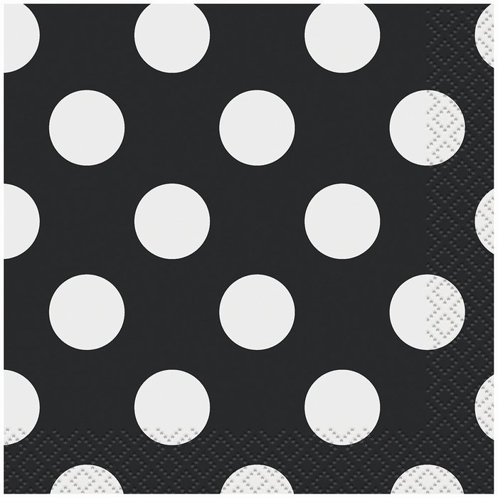 Polka Dot Cupcake Kit for 24, Black N15