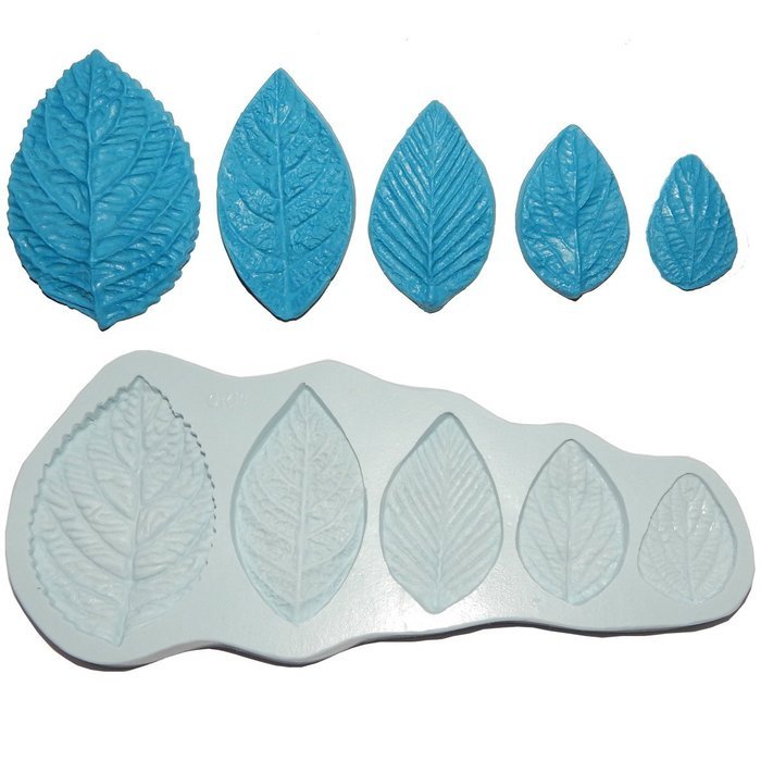 Silicone Molds Leaf Cake Decorating Fondant Gompaste Supply M4785 By Ok Molds