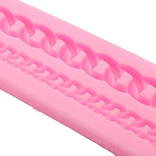 "Long Chain Silicone Fondant Mould Purse Bag Cake Mold Sugar Craft Decorating Tool" shopping N2