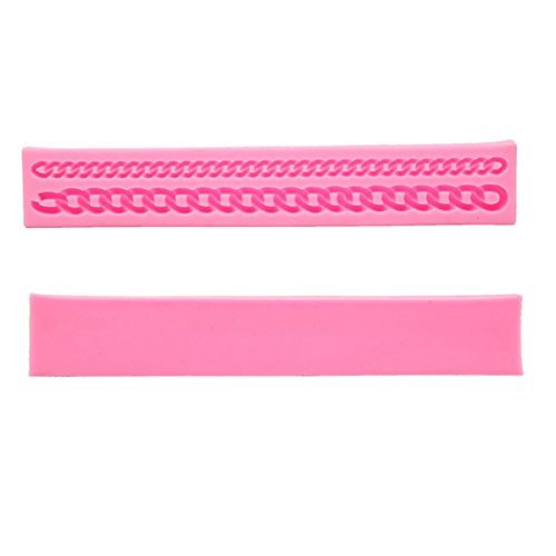 "Long Chain Silicone Fondant Mould Purse Bag Cake Mold Sugar Craft Decorating Tool" shopping N4