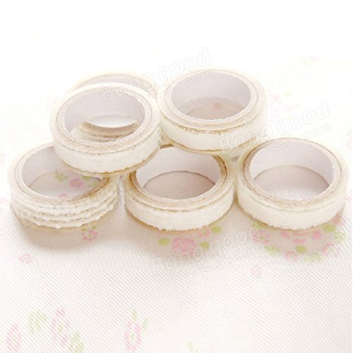 Bargain World Transparent Lace Tape Floral Decorative Lace Tape Clear Lace Tape N3
