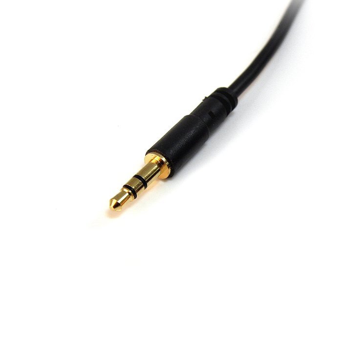 StarTech.com MU15MMS 15 feet Slim 3.5mm Stereo Audio Cable - M/M N12