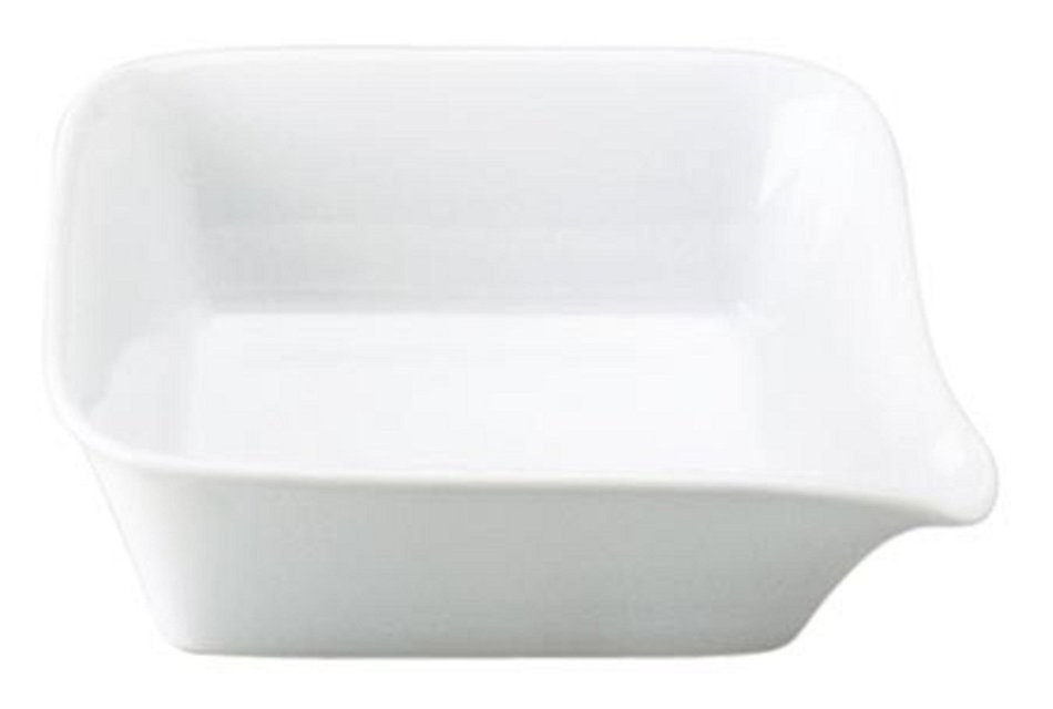 KAHLA Five Senses Small Baking Dish 6-3/4 by 6-3/4 Inches, White Color, 1 Piece