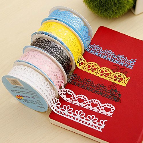 Bargain World Decorative Lace Tape Hollowed Out Lace Adhesive Tape Adhesive Stickers