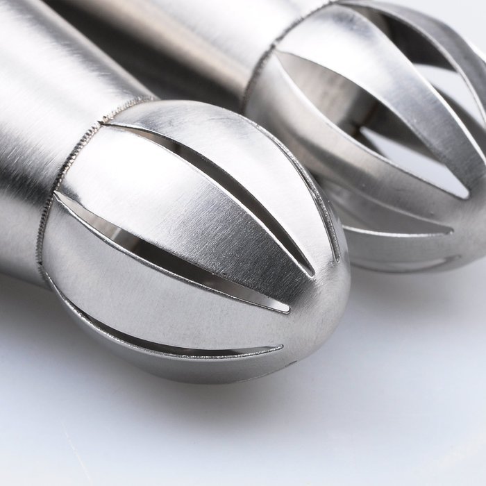 NEW 2pcs/set Sphere Ball Tips Russian Icing Piping Nozzles Tips Pastry Cake Fondant Cupcake Buttercream DIY Baking... N4