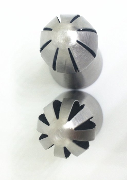 NEW 2pcs/set Sphere Ball Tips Russian Icing Piping Nozzles Tips Pastry Cake Fondant Cupcake Buttercream DIY Baking... N5