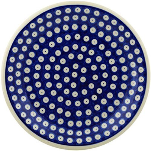 Ceramika Bona H0601H Polish Pottery Ceramic Plate Hand Painted, 10-Inch