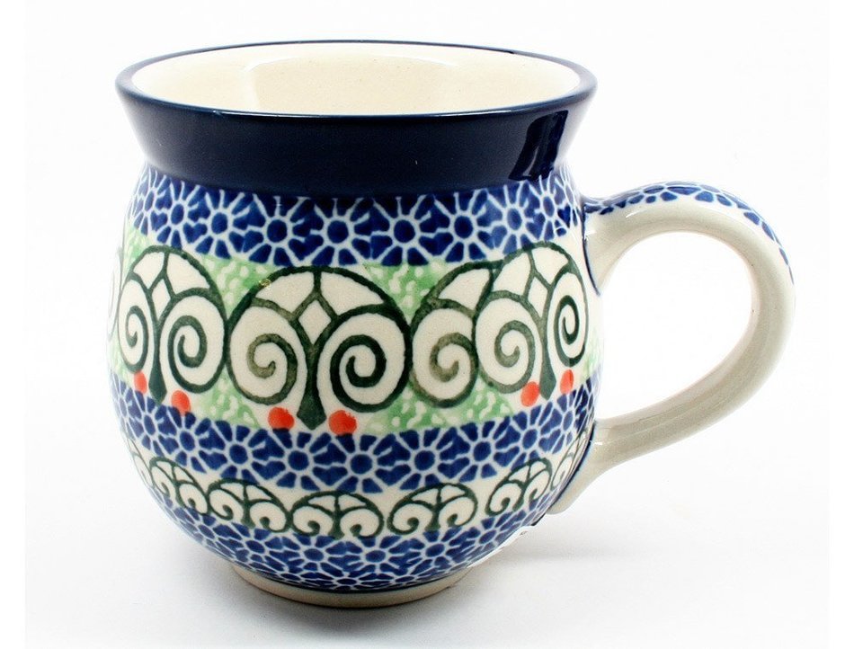 Polish Pottery Ladies Bubble Mug #826