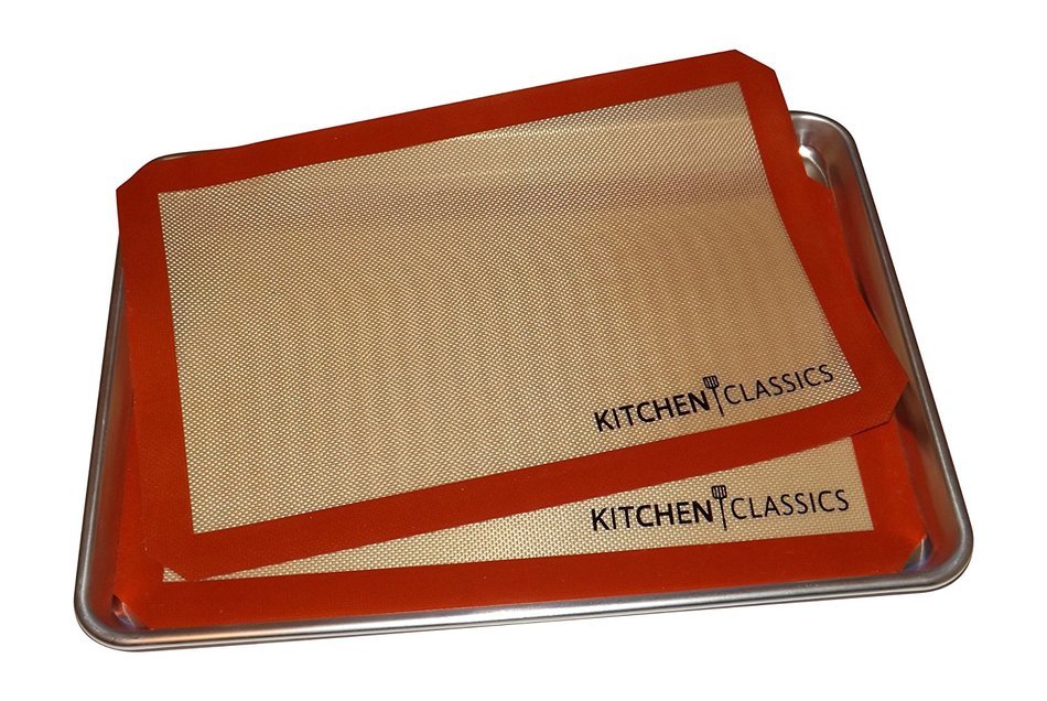 Kitchen Classics Silicone Baking Mats, 11 by 16-Inch (2 Piece Set)